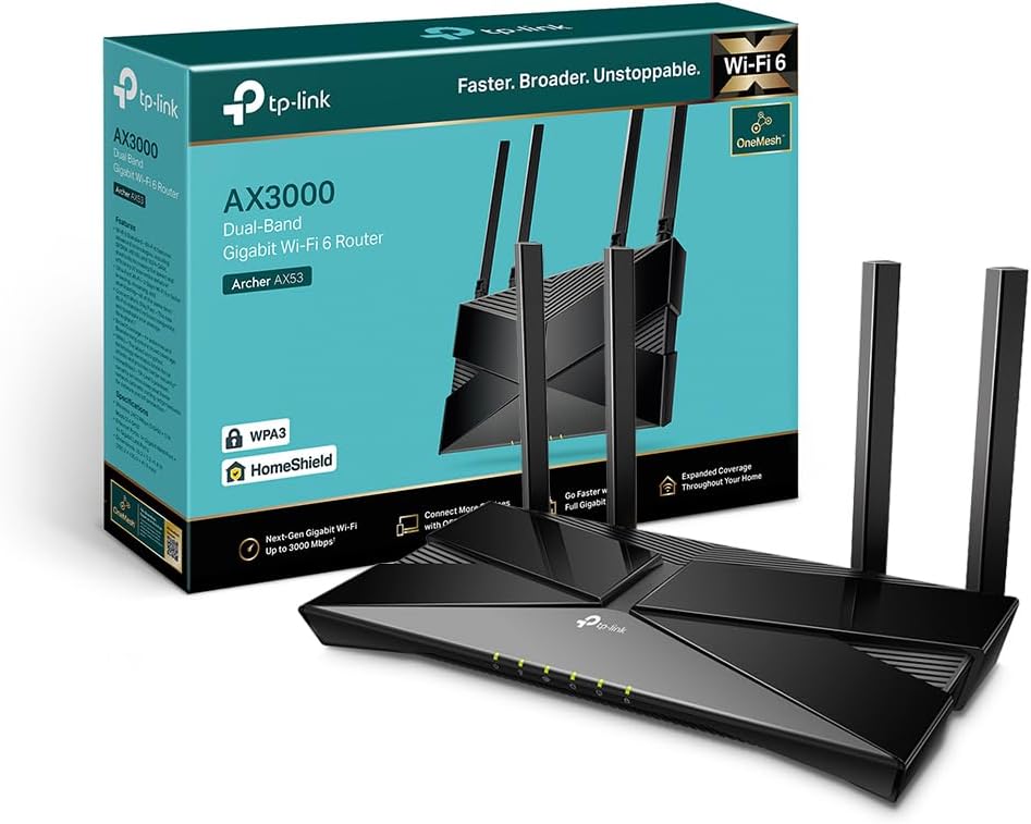 Routeur Wifi Ax Mbps Tp Link Routeur Wifi Antennes Haute