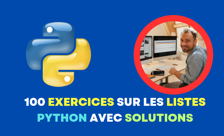 des centaines d'exercices python avec solutions gratuits et illimité