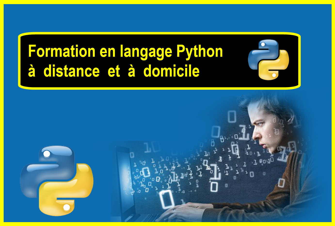 Formation en langage Python à distance et à domicile