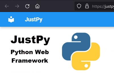 Justpy framework web python - Python débutant