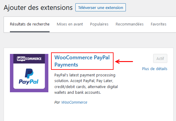 woocommerce paypal paiement