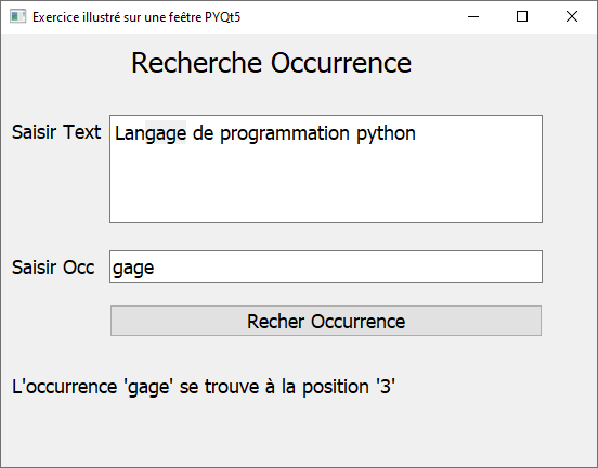 recherche occurrence en python