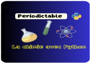 La chimie en python avec la bibliothèque periodictable - numéro atomique- protons- neutrons