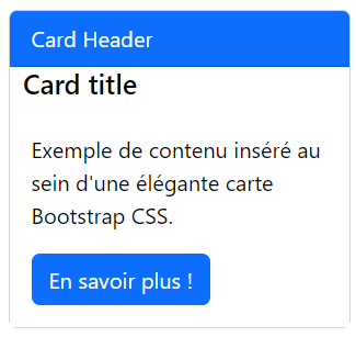 bootstrap card-header, card-title, card-footer, card-body