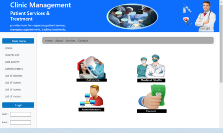 clinic management system with django framework